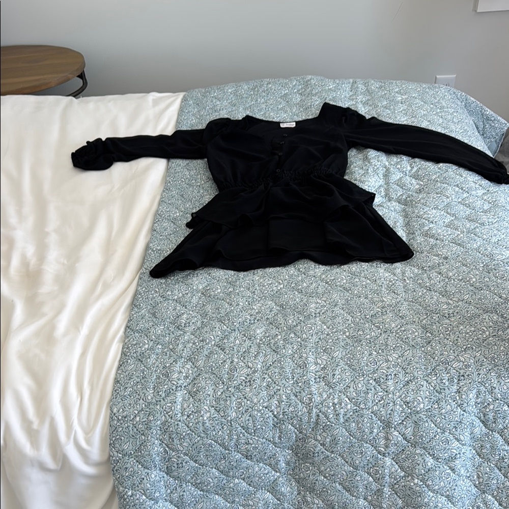 GAP Black Long Sleeve Dress
